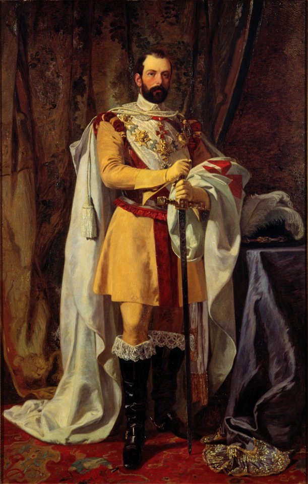 Karl XV, 1826-1872, kung (Johan Fredrik Höckert) - Nationalmuseum - 39171