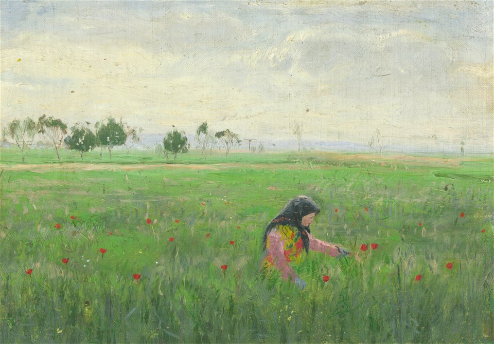 Karol Miloslav Lehotský - Žena na lúke - O 718 - Slovak National Gallery