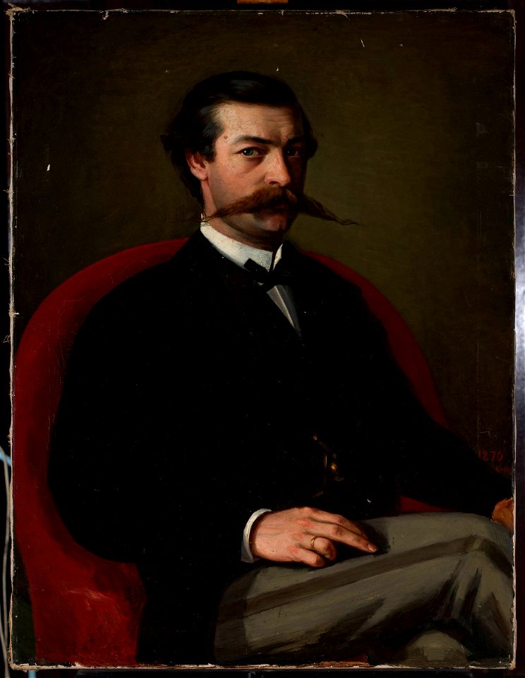 Karol Miller - Portrait of a man - MP 3405 MNW - National Museum in Warsaw