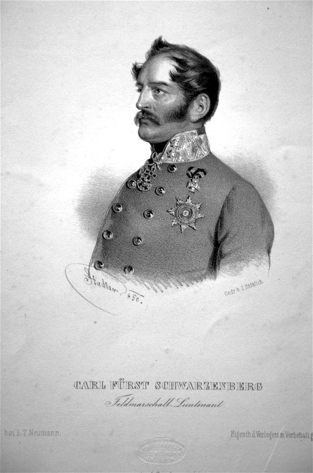 Karl zu Schwarzenberg Litho