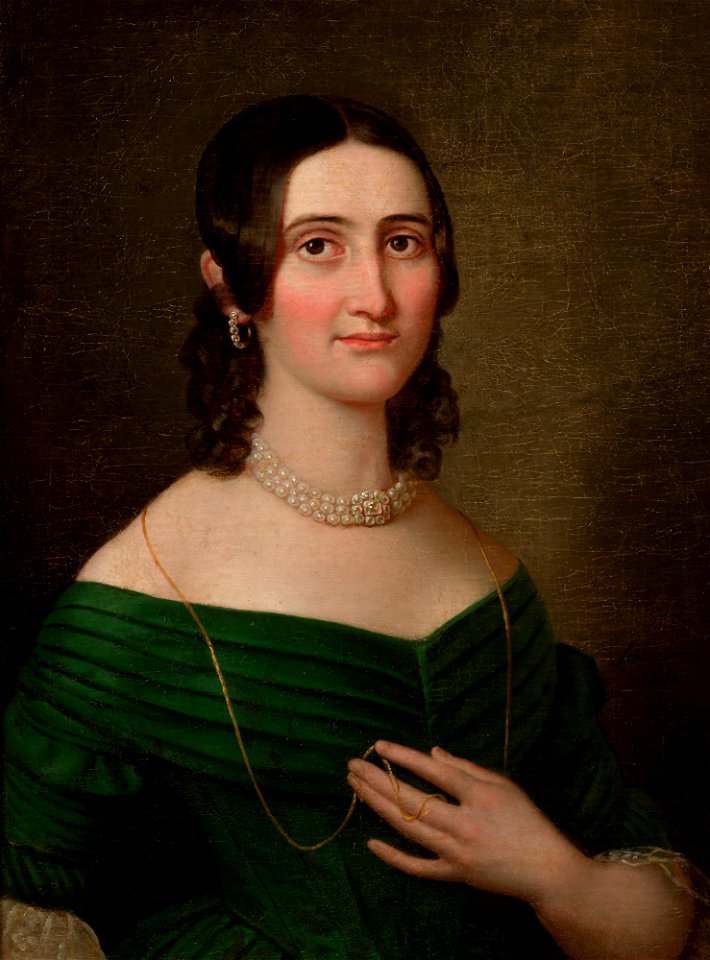 Karol Schweikart - Portrait of a Woman - MNK II-a-552 - National Museum Kraków