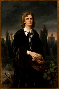 Karol Miller - Portrait of Wincenty Rapacki in the role of Hamlet - MP 5148 - National Museum in Warsaw
