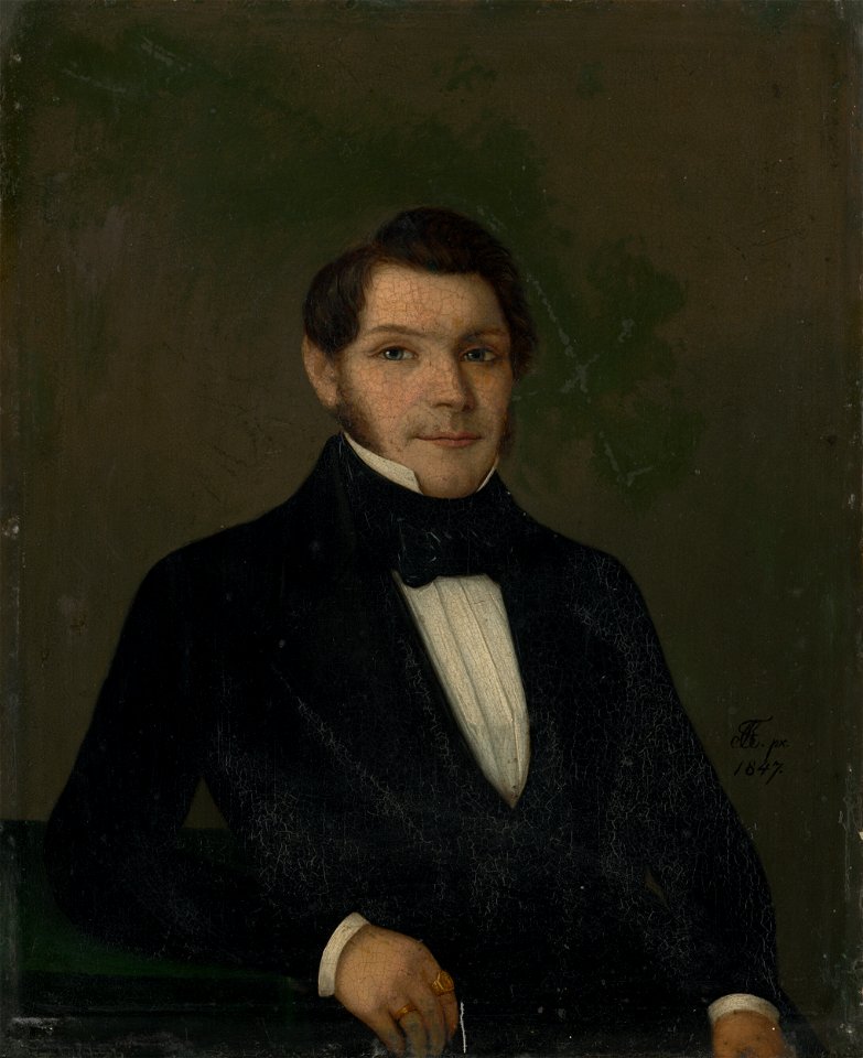 Karol Tibély - Portrait of a Man - O 4109 - Slovak National Gallery