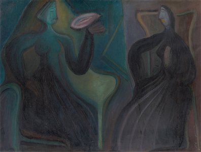 Karol Polónyi - Sediace ženy - O 2094 - Slovak National Gallery