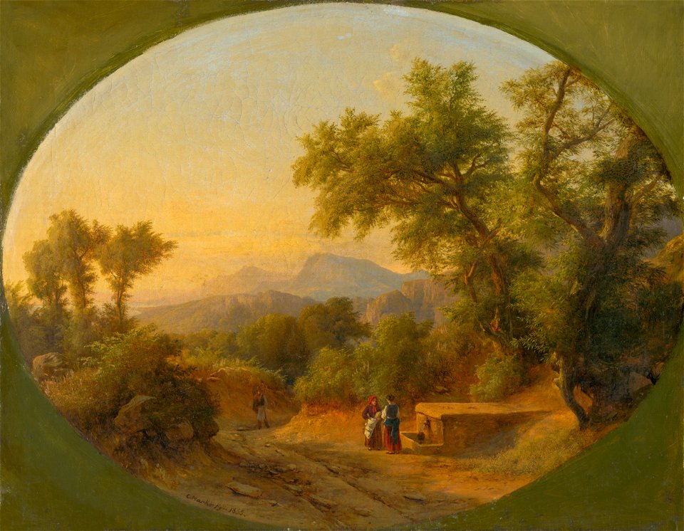 Karol Marko ml. - Italian Landscape - O 2445 - Slovak National Gallery