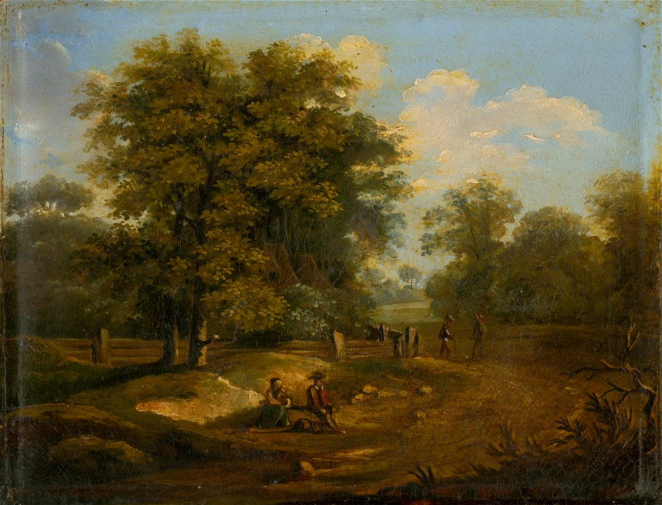 Karol Marko ml. - Landscape with Figural Staffage - O 2917 - Slovak National Gallery