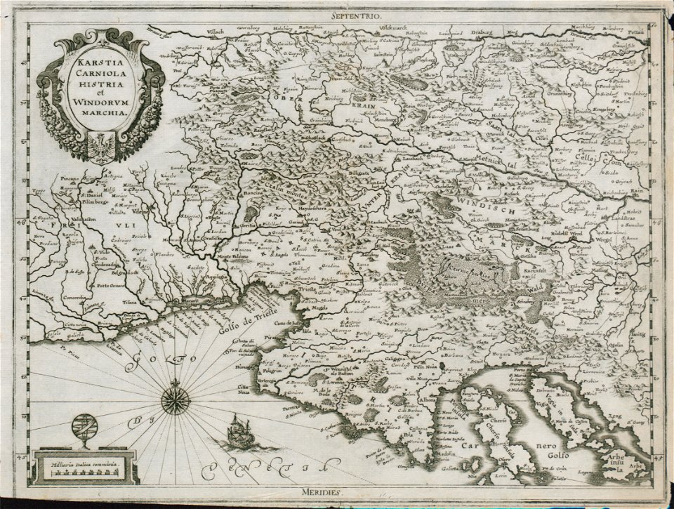 Karstia, Carniola, Histria et Windorvm Marchia 1649