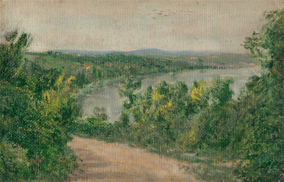Karol Miloslav Lehotský - Landscape from the Basin of the Danube - O 4337 - Slovak National Gallery