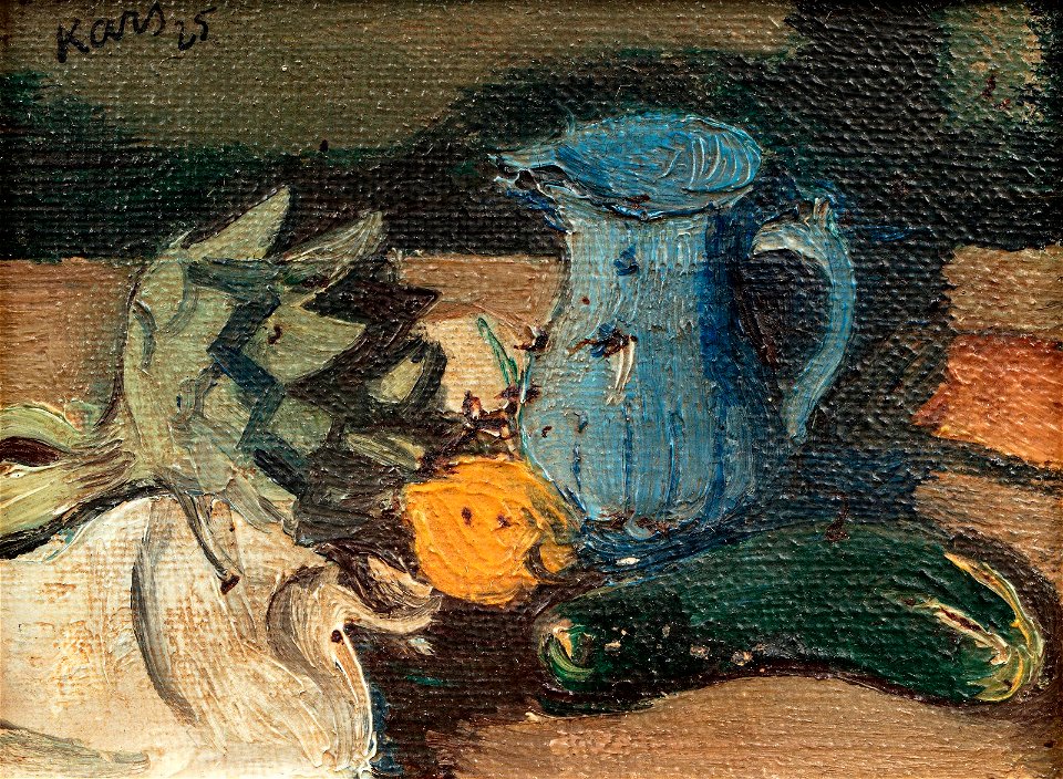 George Kars - Composition à l'artichaut et au citron (1925)