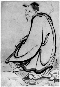 Katsushika Hokusai - Sage - 56.121.38 - Metropolitan Museum of Art. Free illustration for personal and commercial use.
