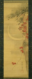 Katsushika Hokusai - Moon, Pine and Maple - 1965.920 - Art Institute of Chicago