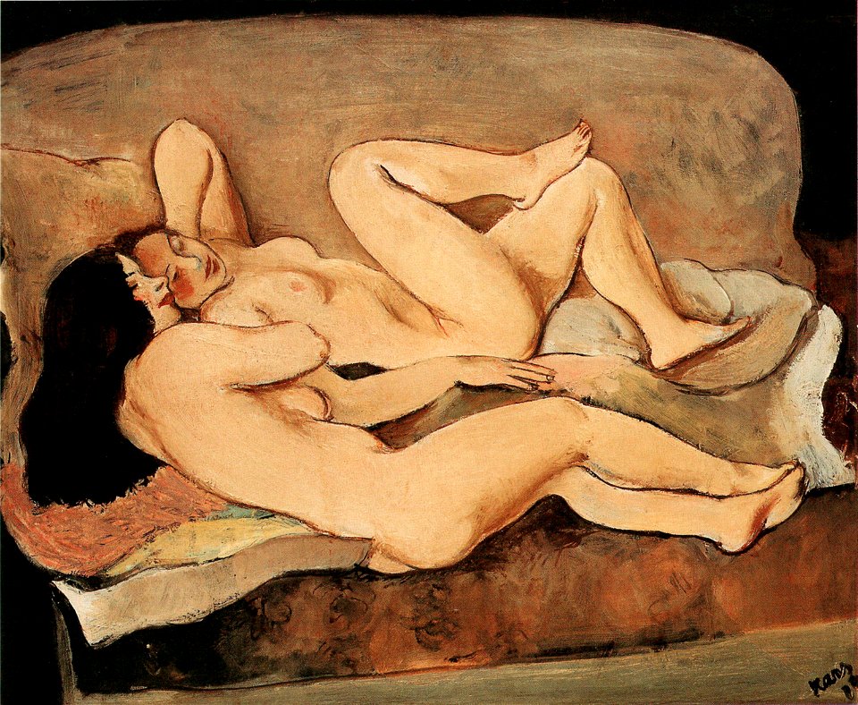 Georges Kars, Modelky v ateliéru, 1926