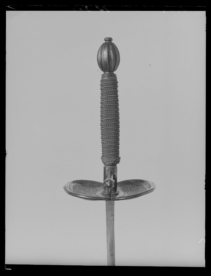 Kavaljersvärja (duellvapen), Frankrike, Tyskland, 1660-talet - Livrustkammaren - 79455