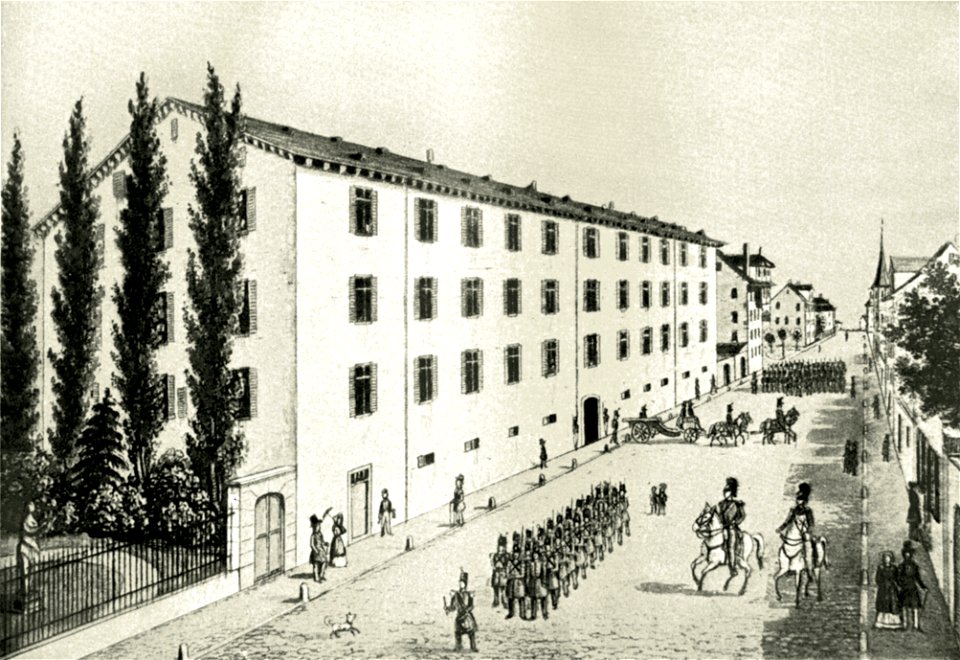 Kaserne Talacker Zuerich vor1871