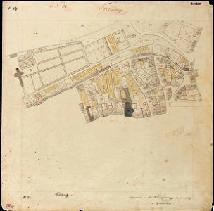 Karte Freising Nordosten 1809