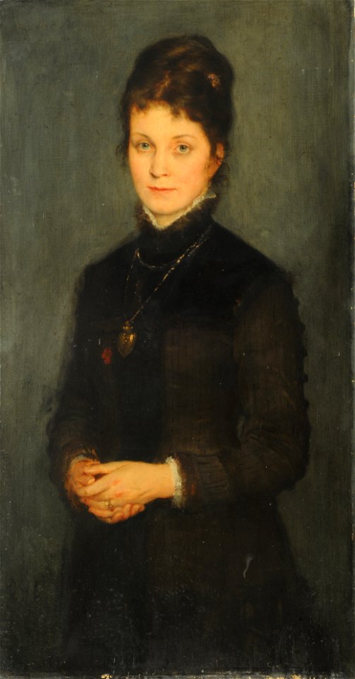Retrato de señora - Friedrich August von Kaulbach