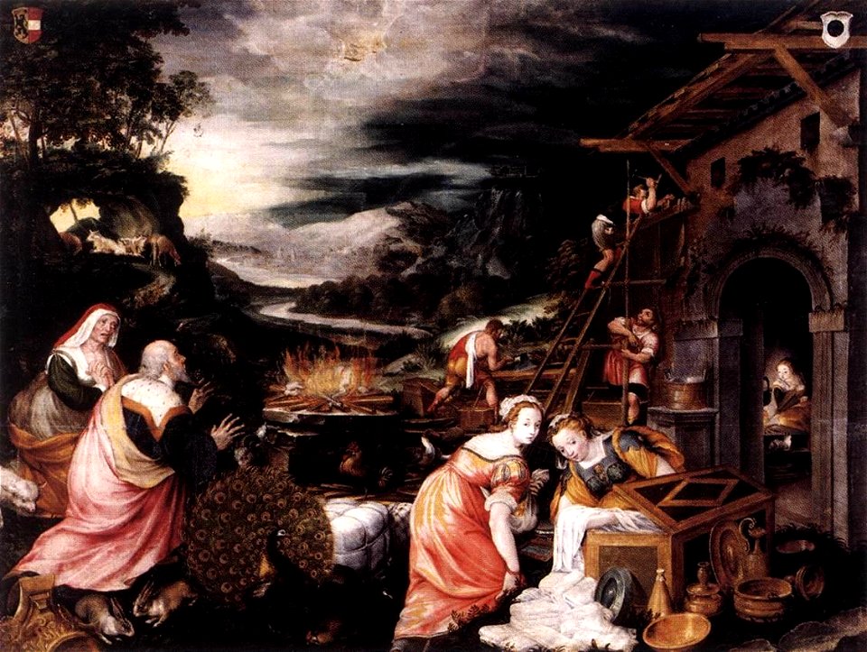 Kaspar Memberger (I) - Noah's Ark Cycle - 5. Noah's Sacrifice of Thanksgiving - WGA14804