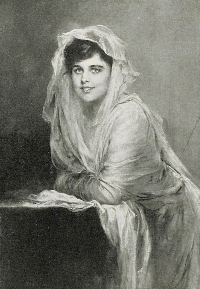 Friedrich August von Kaulbach - Bildnis der Sängerin Geraldine Farrar