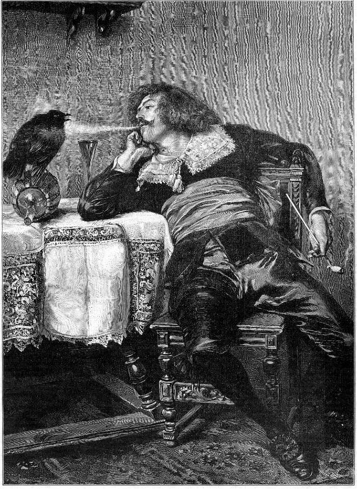 Kath Illustratie 1894 Een liefhebber en een vijand van rooken, naar A.Schröder
