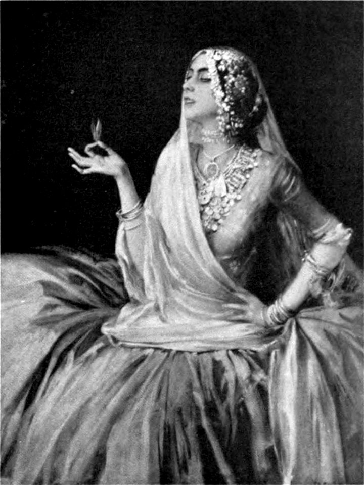 F A von Kaulbach - Ruth St. Denis