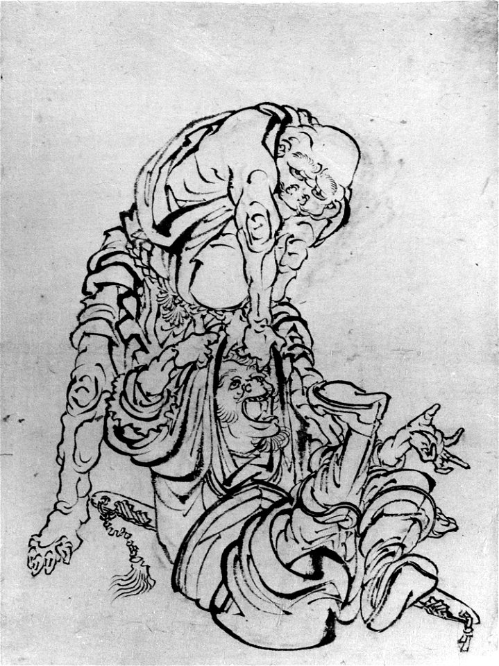 Katsushika Hokusai - Scene from the Suikoden - 56.121.20 - Metropolitan Museum of Art