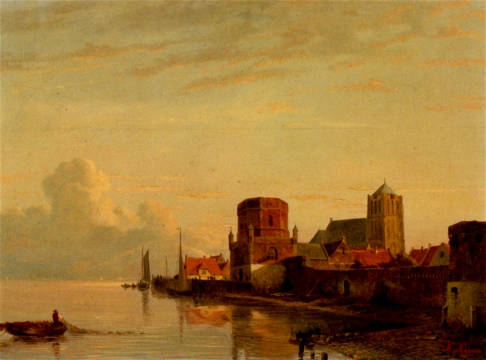 Kasparus Karsen - A view of Woudrichem