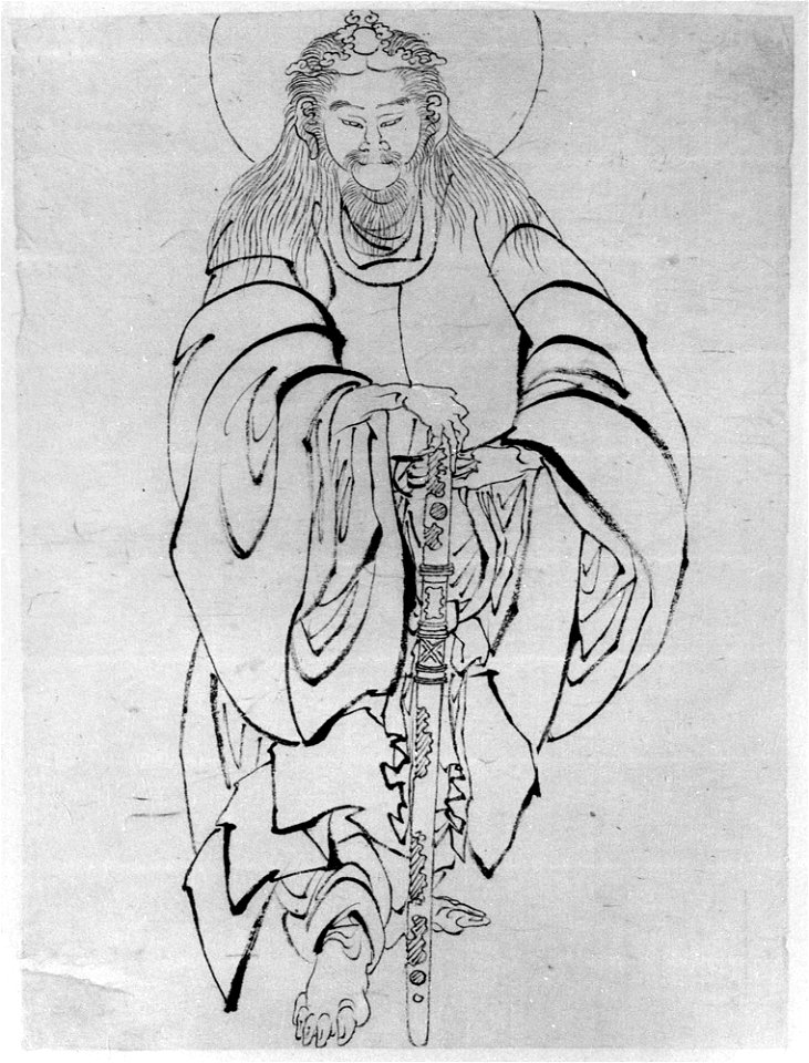Katsushika Hokusai - Yamato Takeru no Mikoto - 56.121.21 - Metropolitan Museum of Art