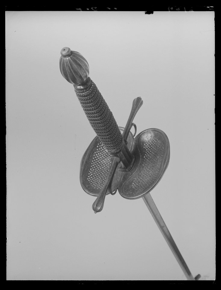 Kavaljersvärja (duellvapen), Frankrike, Tyskland, 1660-talet - Livrustkammaren - 62335