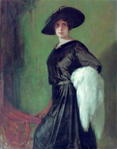 Friedrich August Kaulbach (1850-1920) - Portrait of the actress Hanna Ralph (1885-1978)