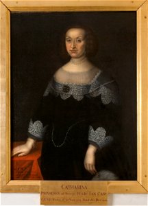 Katarina, 1584-1638, prinsessa av Sverige, pfalzgrevinna av Zweibrücken (Jacob Heinrich Elbfas) - Nationalmuseum - 15922