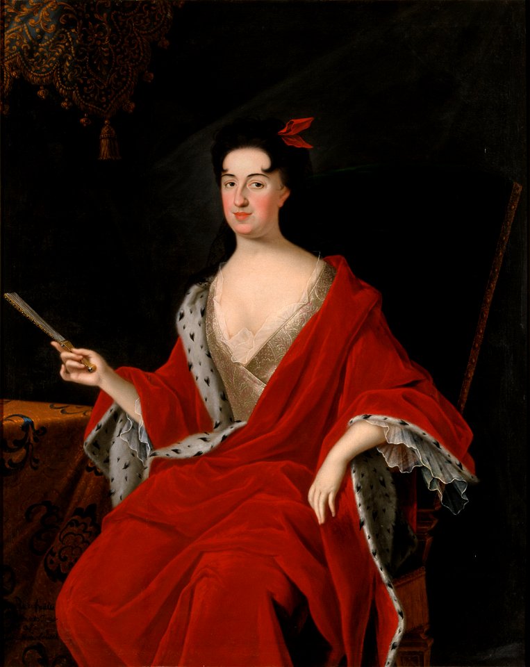 Katarina Opalinski, 1680-1749 (Johan Starbus) - Nationalmuseum - 15856