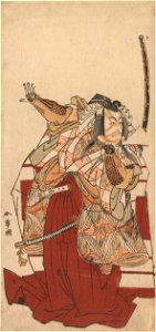 Acteur Ichikawa Danjuro in een shibaraku rol-Rijksmuseum RP-P-1956-660