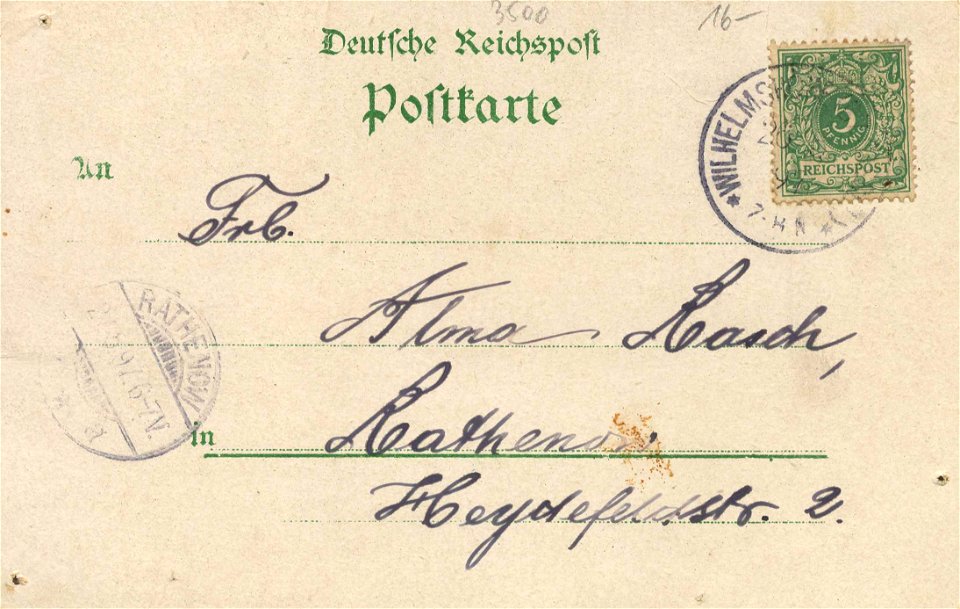 Kassel, Hessen - Schlosspark Wilhelmshöhe (Kaskaden, Hotel Ridinger, Schloss) (back) (Zeno Ansichtskarten)