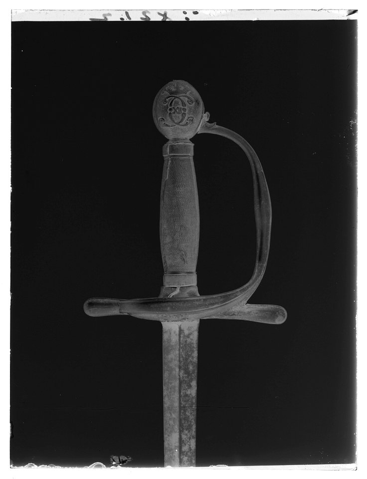 Kavalleriofficersvärja, Sverige ca 1715 - Livrustkammaren - 11046-negative