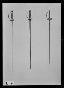 Kavaljersvärja klinga Spanien c. 1800 - Livrustkammaren - 35032