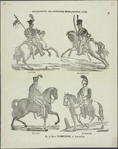 Kavalleristen der Koninklijke Nederlandsche Armee-Catchpenny print-Borms 0471