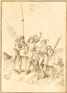 Katharina Prestel after Albrecht Dürer - Three Lansquenets