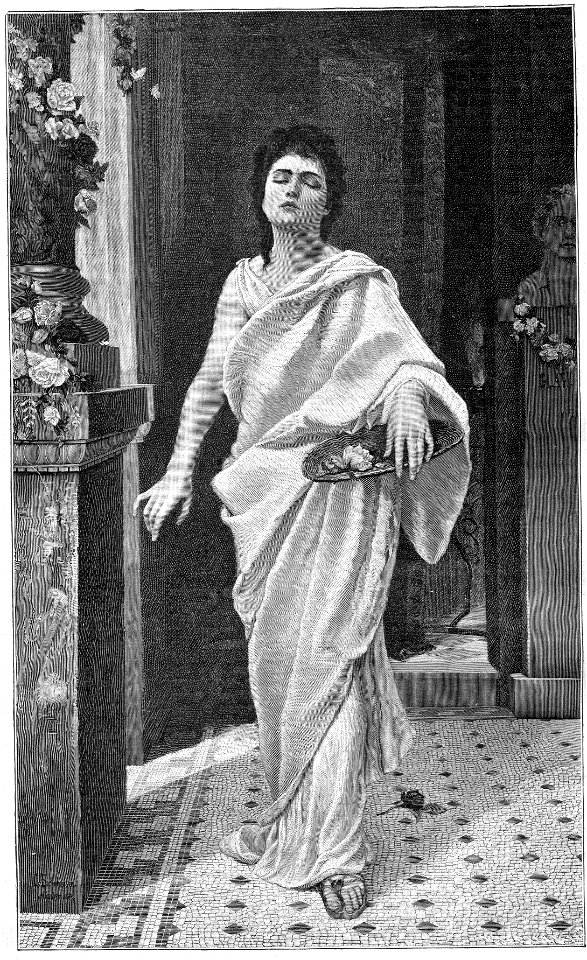 Kath Illustratie 1894 Nydia, de blinde van Pompeï, naar C.van Bodenhausen