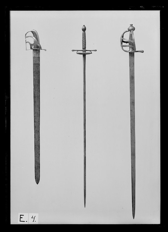 Kavaljersvärja (duellvapen), Frankrike - Tyskland, 1660-talet - Livrustkammaren - 17909