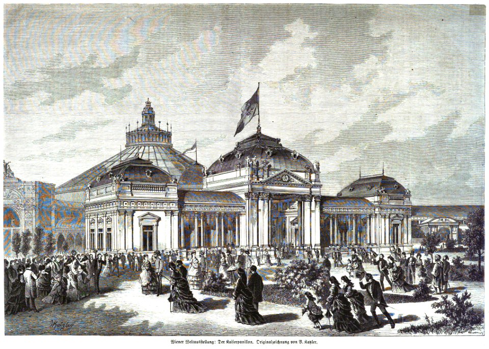 Katzler - Kaiserpavillon - Illustrirte Zeitung 1873