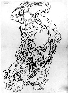 Katsushika Hokusai - Nio the Guardian - 56.121.17 - Metropolitan Museum of Art