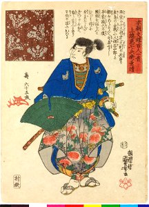 Kazusa Akushichibyoei Kagekiyo 上総悪七兵衛景清 (BM 2008,3037.10703). Free illustration for personal and commercial use.