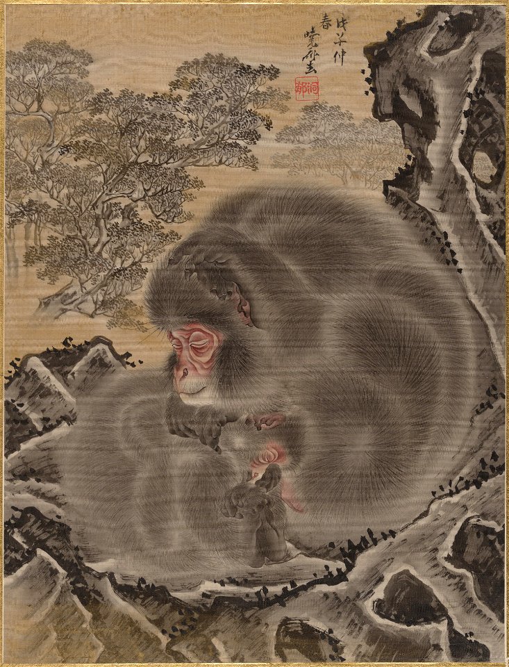 Kawanabe Kyōsai - Monkeys - 14.76.61.9 - Metropolitan Museum of Art