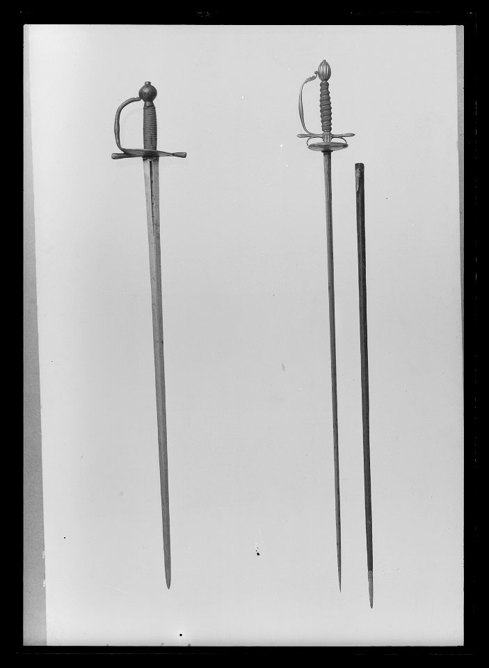 Kavaljersvärja, duellvapen, Frankrike 1660-1680 c - Livrustkammaren - 78322