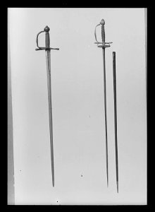 Kavaljersvärja, duellvapen, Frankrike 1660-1680 c - Livrustkammaren - 78322
