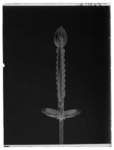Kavaljersvärja, duellvapen, Frankrike 1660-1680 c - Livrustkammaren - 10949-negative
