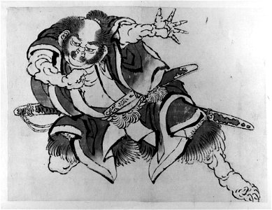 Katsushika Hokusai - Sakata Kintoki - 56.121.4 - Metropolitan Museum of Art. Free illustration for personal and commercial use.