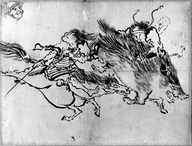 Katsushika Hokusai - Two Figures - 37.119.3 - Metropolitan Museum of Art