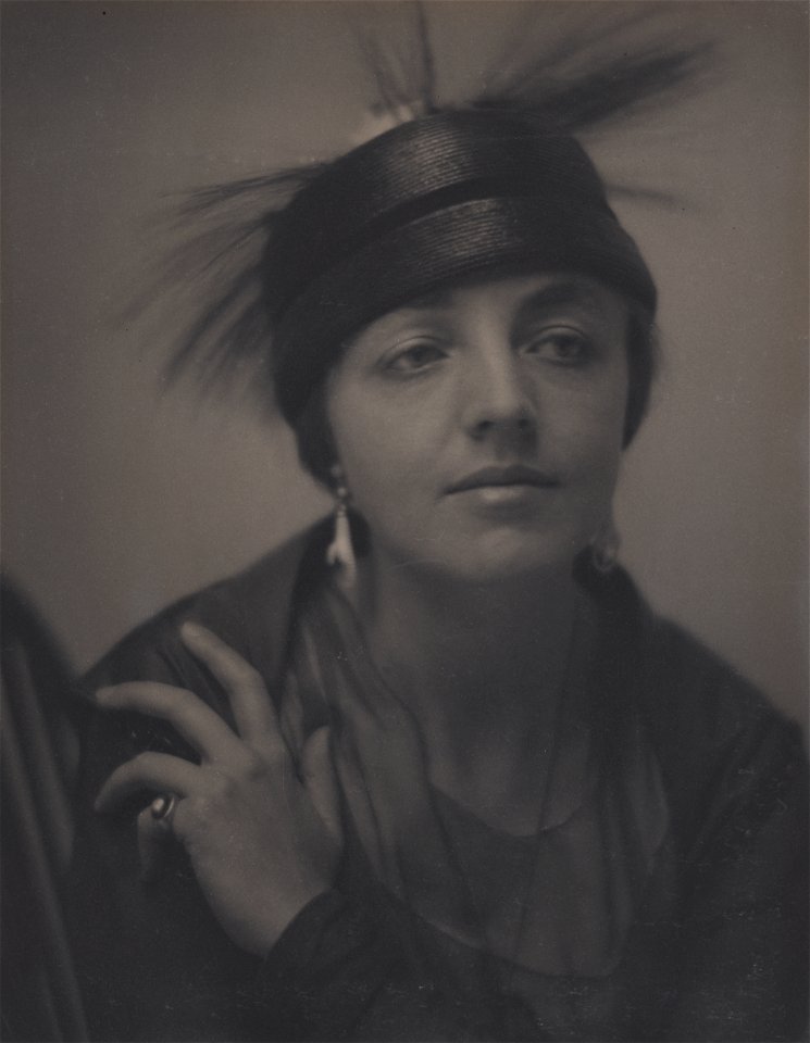 Katharine Nash Rhoades by Alfred Stieglitz, June 6, 1915, waxed platinum print, from the National Portrait Gallery - NPG-NPG 85 51Rhoades-000001