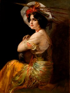 Friedrich August von Kaulbach - Rosario Guerrero als Carmen